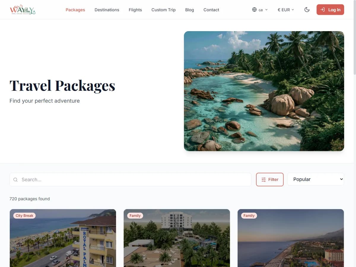 WAYLY - Package management