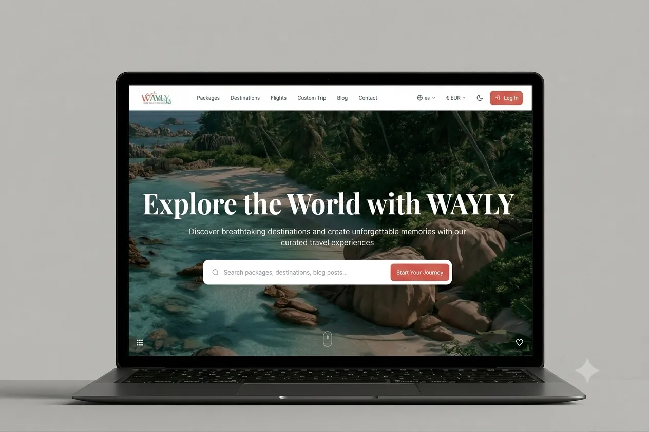 WAYLY - Platforma za putovanja
