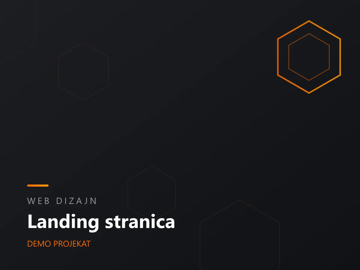 Landing stranica - Demo projekat